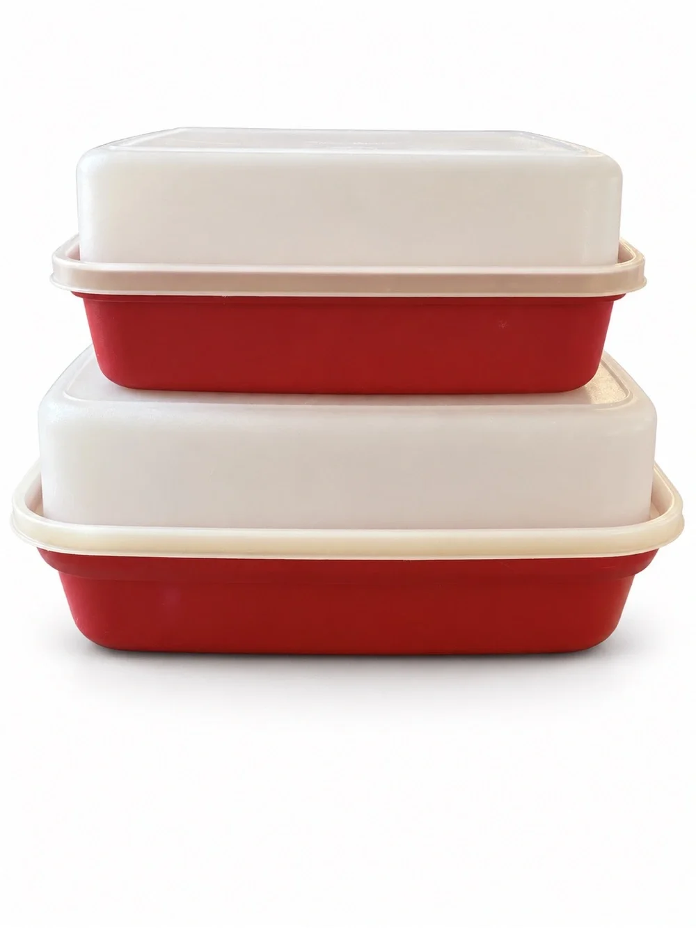 Vintage Tupperware Season ‘N Serve Marinade Containers with Lids Covers Set of 2